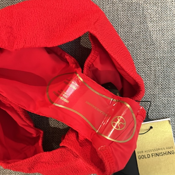 ViX Firenze Zuri Top and Bela Hot Pants Bottom Bikini Set in Red Top M Bottom S - Picture 8 of 16